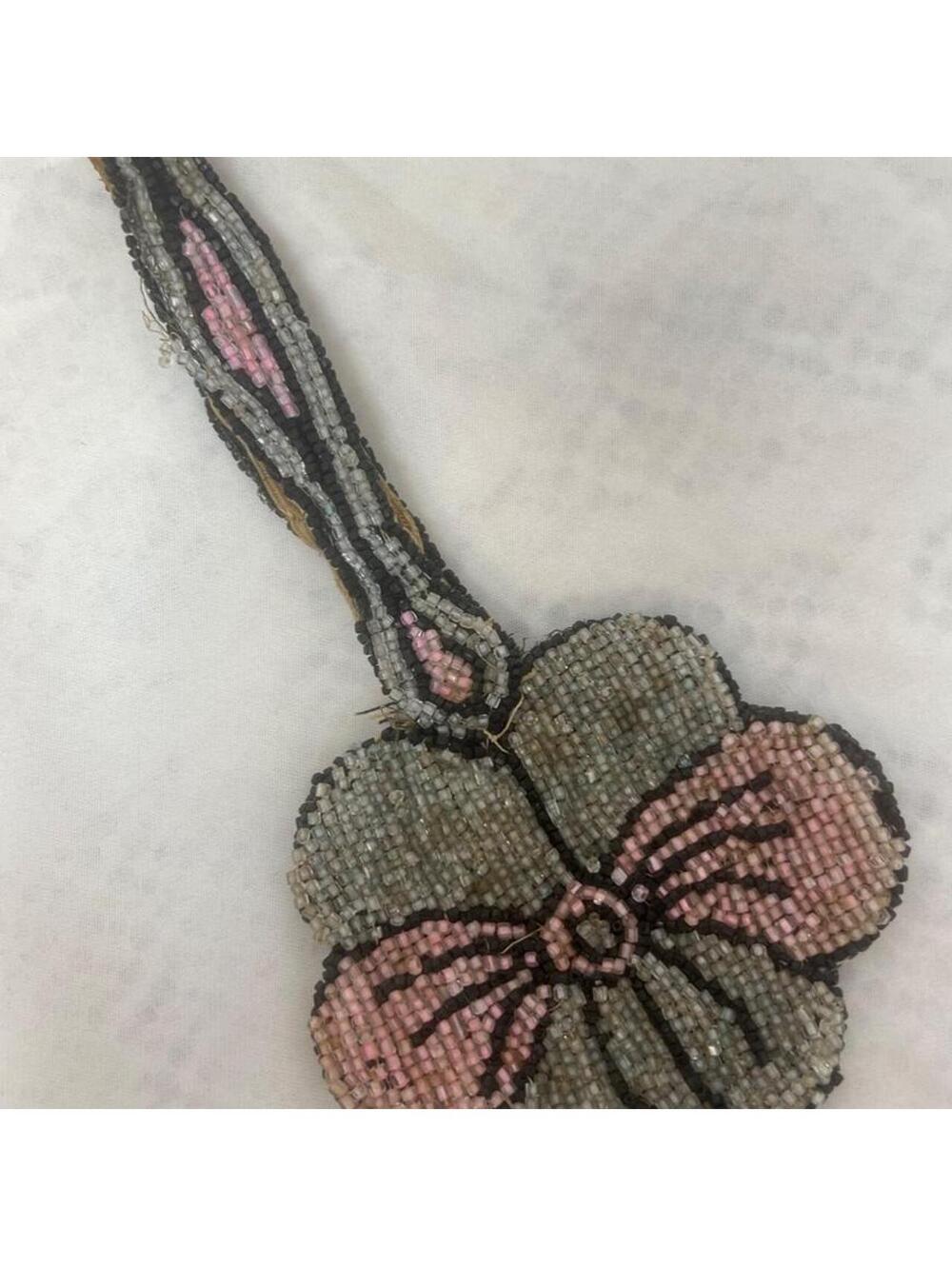 Antique art deco 1920's handmade micro purse made in Belgium.